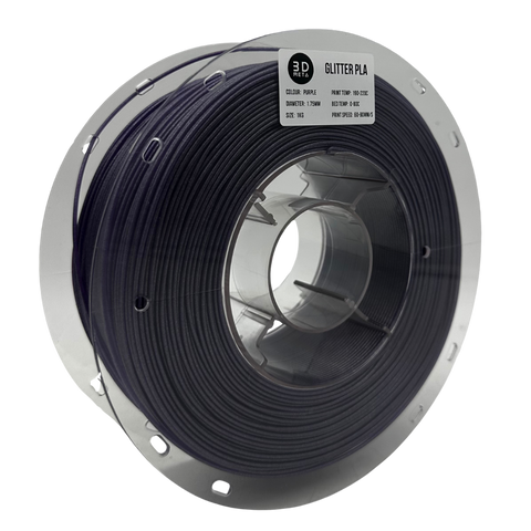 3D META Glitter PLA 3D Printing Filament - Purple