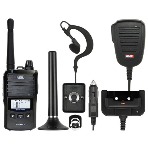 GME TX6165 5W UHF Radio Ultimate Pack - Black