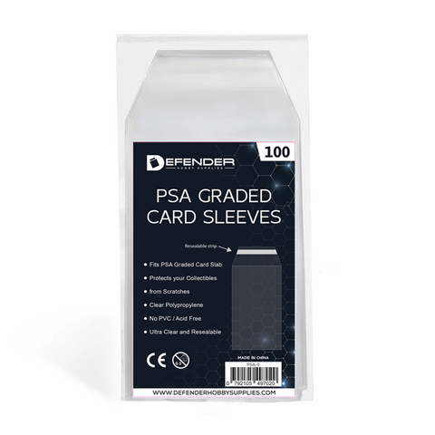 Defender PSA Graded Card Sleeves Resealable