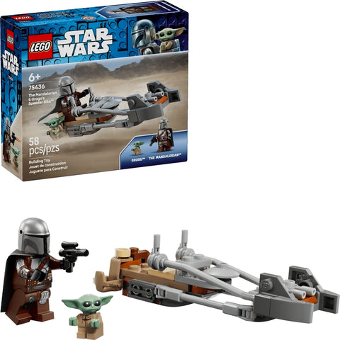 LEGO 75436 The Mandalorian and Grogu's Speeder Bike - Star Wars