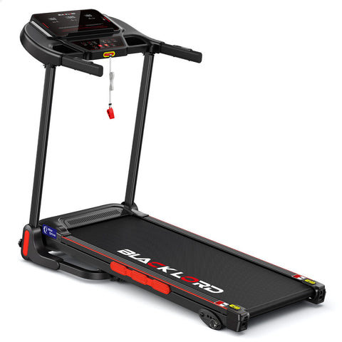BLACK LORD Treadmill Electric Incline Running Machine (Black)