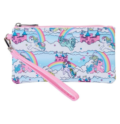 Loungefly My Little Pony - Sky Scene All-Over Print Nylon Wristlet Wallet