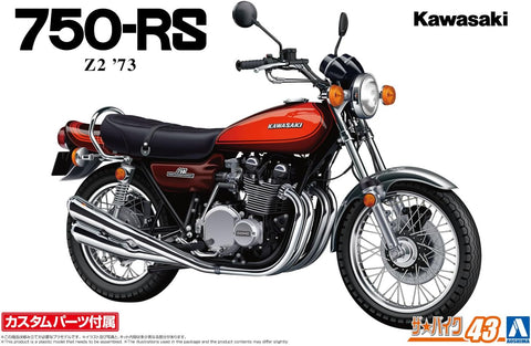 Aoshima 1/12 Kawasaki 750RS Z2 '73 with Custom Parts