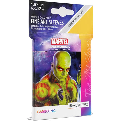 Gamegenic Marvel Champions FINE ART Sleeves Drax