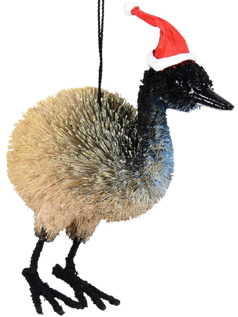 Christmas Warehouse - DECRH008 Native Emu Whimsical Organic Australian Ornament | 10cm 80mm x 40mm x 10cm