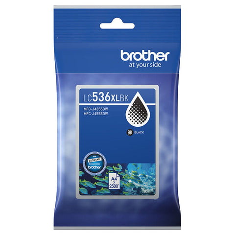 Brother LC536 Black Ink Cartridge LC-536XLBK
