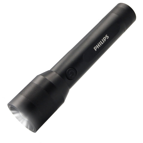 Philips Rechargeable LED 1000 Lumens Flashlight with Adjustable Focus (Black)