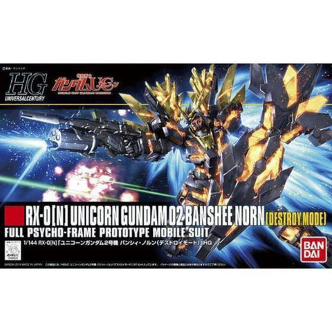 Bandai 1/144 HGUC Unicorn Gundam 02 Banshee Norn (Destroy Mode) Model Kit