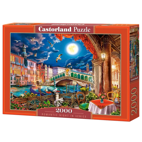 Castorland 2000-Pieces Romantic Night In Venice Puzzle
