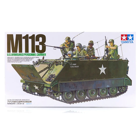 Tamiya 1/35 U.S. M113 Armoured Personnel Carrier Scaled Plastic Model Kit