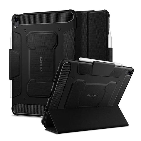 Spigen Apple iPad Air 11-inch M4/M3/M2 (2026/2025/2024) /10.9-inch 5th Gen (2022) /10.9-inch 4th Gen (2020) Rugged Armor Pro Case (Black)