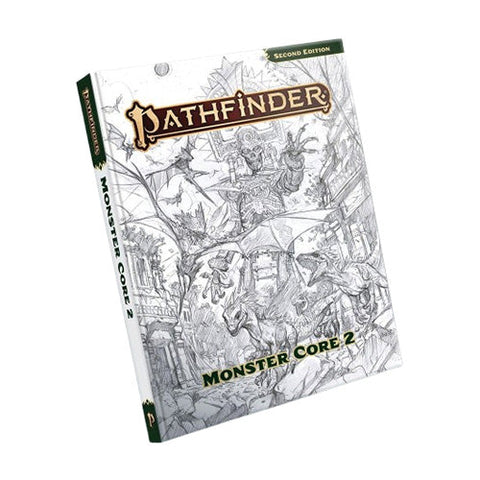Paizo Publishing Pathfinder 2nd Edition RPG ORC Monster Core 2 Sketch Edition