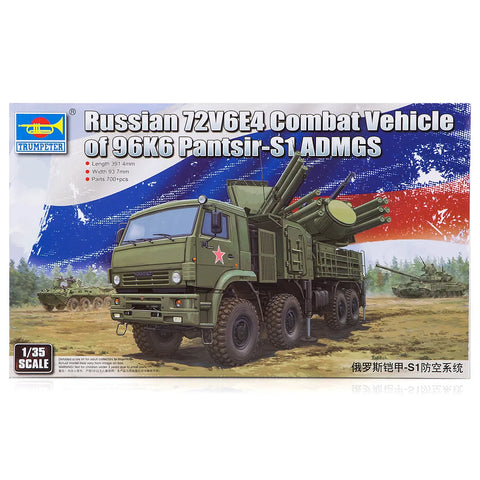 Trumpeter 1/35 Russian Pantsir-S1 ADMGS Truck Model Kit