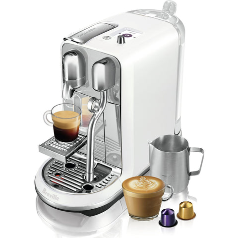 Breville Nespresso Creatista Plus Capsule Coffee Machine (Sea Salt White)