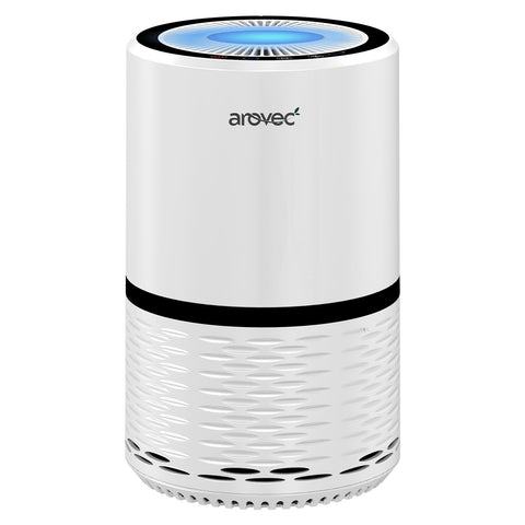 AROVEC Air Purifier H13 True HEPA Air Filter for Home, Bedroom (White)