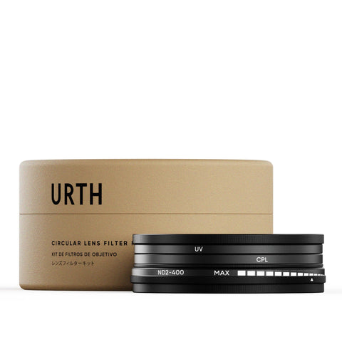 Urth 77mm UV, Circular Polarizing (CPL), ND2-400 Lens Filter Kit