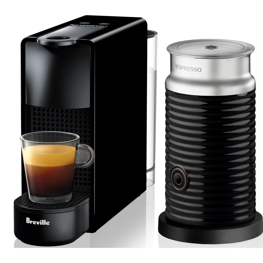 Breville Nespresso Essenza Mini Coffee Machine Bundle (Black) JB HiFi