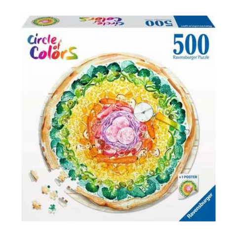 Ravensburger 500pc Circle of Colors - Pizza Puzzle