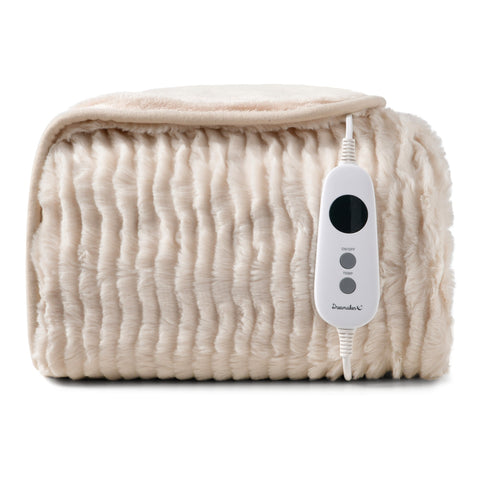 Dreamaker Heated Fleece Throw Blanket 130x160cm