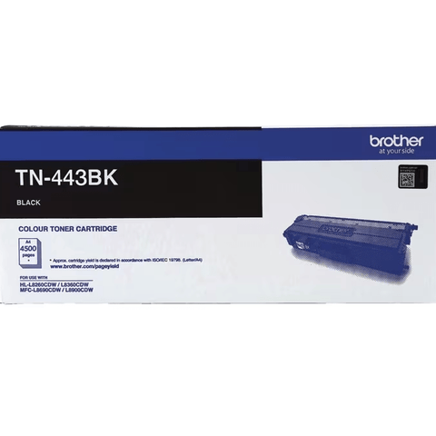 Brother TN443 Toner Ink Cartridge Genuine High Yield Black TN-443BK