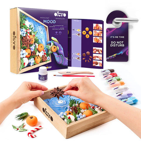 Okto Wood and Craft DIY 3D Mood: Joy