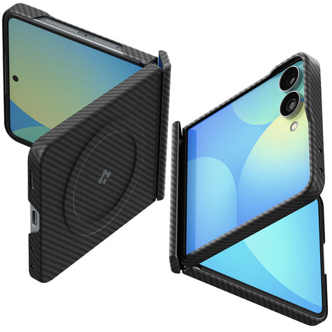 Spigen Galaxy Z Flip 8 Airskin Aramid (MagFit) Case (Black)