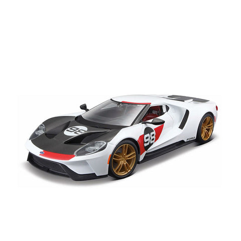 Maisto Licensed 1:18 Scale Ford GT Heritage Series #98 2021 Diecast Model Car