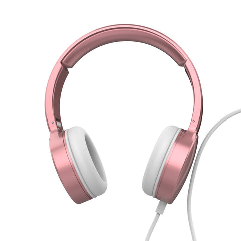 Laser Wired Headphones (Rose Gold)