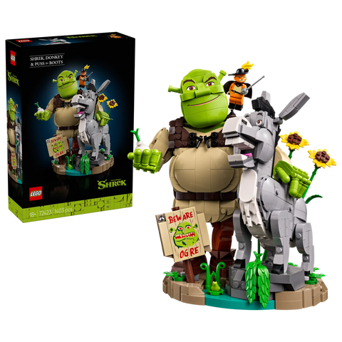 Lego Shrek, Donkey and Puss in Boots V29