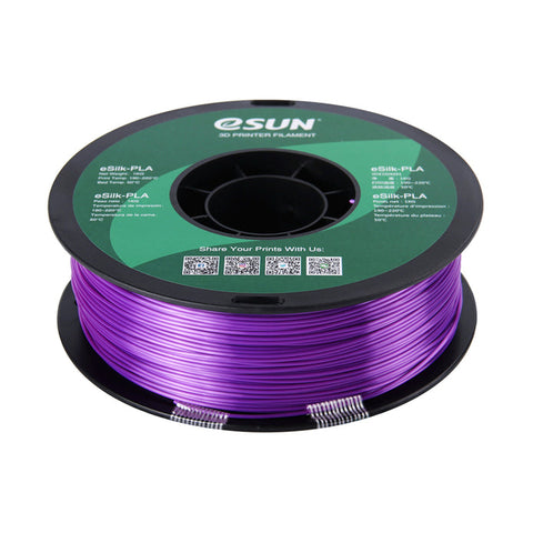 eSun Silk PLA 3D Print Filament 1.75mm 1kg - Purple