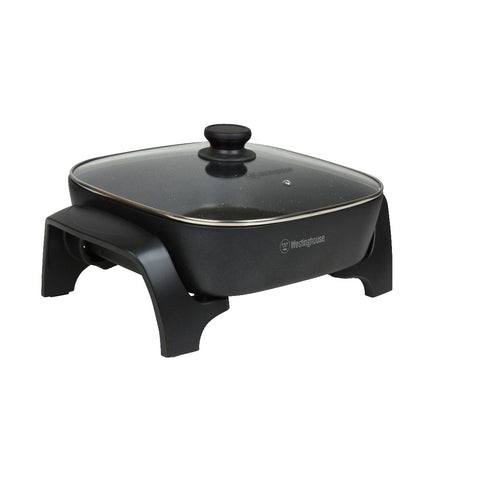 Westinghouse 5L Square Non-Stick Electric Frypan 2000W Stone Finish