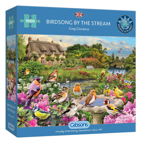 Gibsons 1000pc Birdsong By The Stream Puzzle