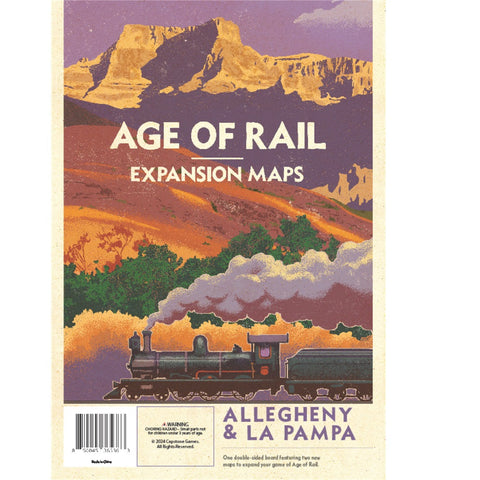 Capstone Games Age of Rail: La Pampa & Allegheny Board Game