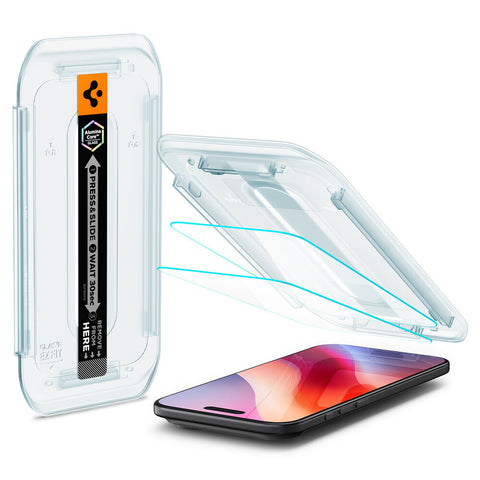 Spigen Apple iPhone Air GLAS.tR EZ Fit 2PCS Glass Screen Protector - Clear