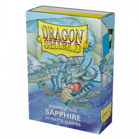 Arcane Tinmen Dragon Shield Japanese 60ct Matte Sapphire Sleeves 59x86mm
