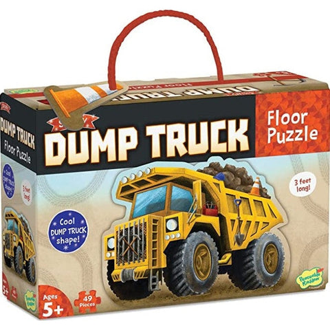 Peaceable Kingdom Floor Puzzle Dump Truck 49 Pieces