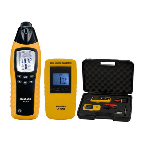 Doss LA1012 Wire Finder Cable Locator Tracer Set with Carry Case Standard Yellow