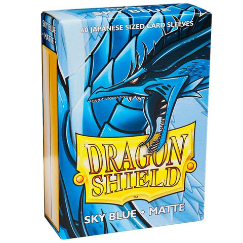 Arcane Tinmen Dragon Shield Japanese 60ct Matte Sky Blue Sleeves 59x86mm