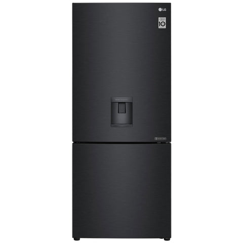 LG GB-W455MBL 420L Bottom Mount Fridge (Matte Black)