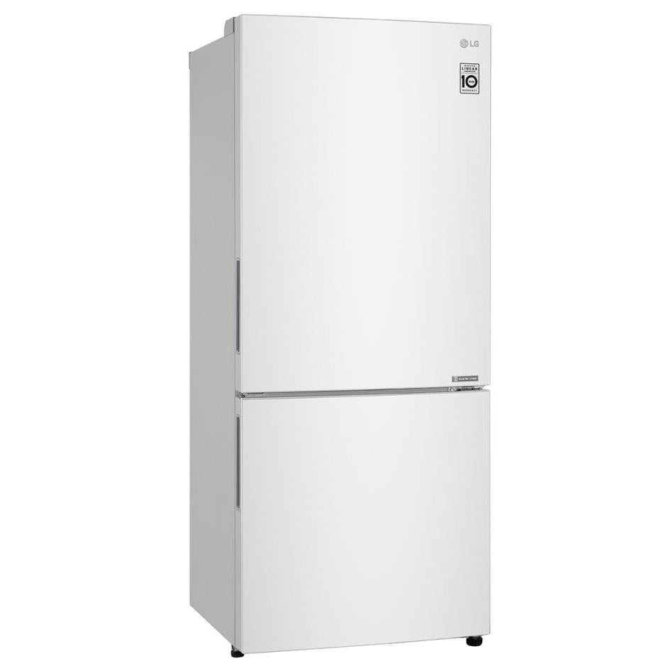 LG GB455WL 420L Bottom Mount Fridge (White) JB HiFi