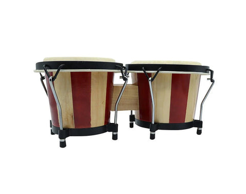 Freedom 6" & 7" Bongo Drums Striped
