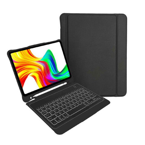 Laser Wireless Keyboard Case for iPad 10.9" (Black)