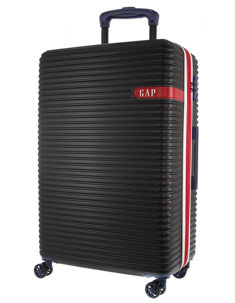 GAP Hard-Shell 4-Wheel Suitcase TSA Lock Medium Luggage 67cm Black
