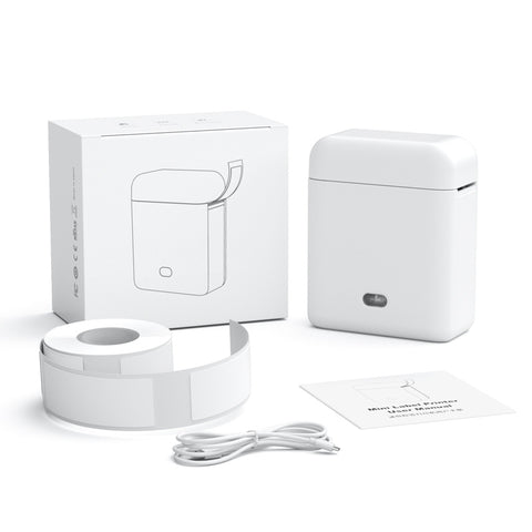 ZLOS LS02 Mini Label Printer for Precise Organisation – Bluetooth Ink-Free Printing