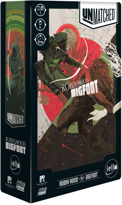 Restoration Games Unmatched Robin Hood vs Bigfoot