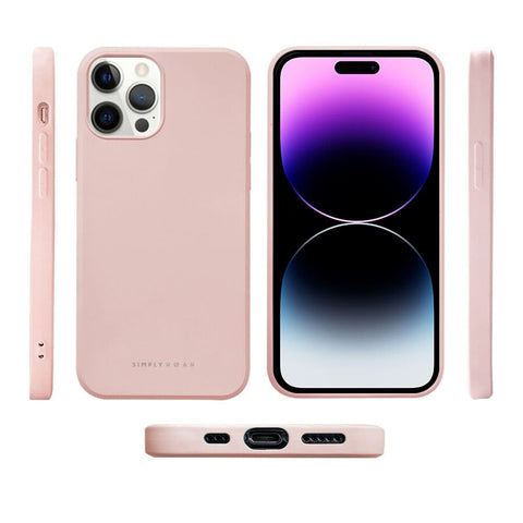 Roar Soft TPU Space Case - iPhone 14 Pro Max, Rose Gold