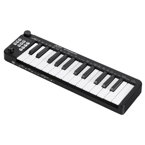 Alpha 25-Key MIDI Keyboard Controller Portable Piano USB Laptop (Black)