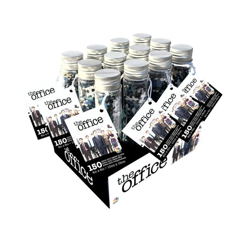 Aquarius 12pc Aquarius The Office Cast Tube Puzzle Counter Display Game