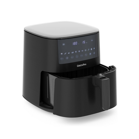 GreenPan Bistro Ceramic Airfryer Removable Basket 7.2L (Black)