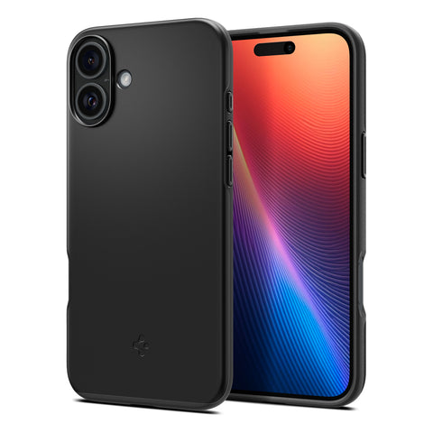 Spigen Apple iPhone 16 Plus Thin Fit (MagFit) Case - Black